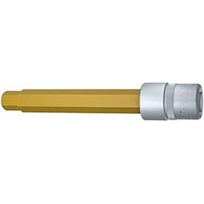 HAZET inbus 986SL-12, 1/2 inch aandrijfvierkant, SW 12 mm, TIN-gecoat, binnenzeskant, DIN 7422