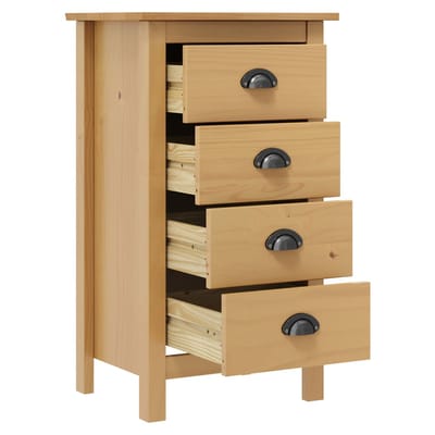 vidaXL - Dressoir - Hill - 46x35x80 - cm - massief - grenenhout