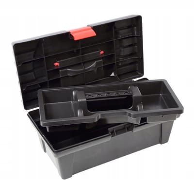 Plastic Gereedschapskist 400 mm met Uitneembare Lade