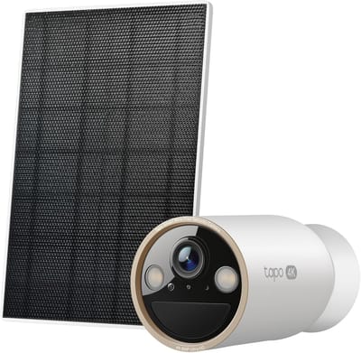 4K Beveiligingscamera - Buiten Camera Set - Veiligheid Thuis - Zonne-energie Opladen - 8MP Resolutie - Wit