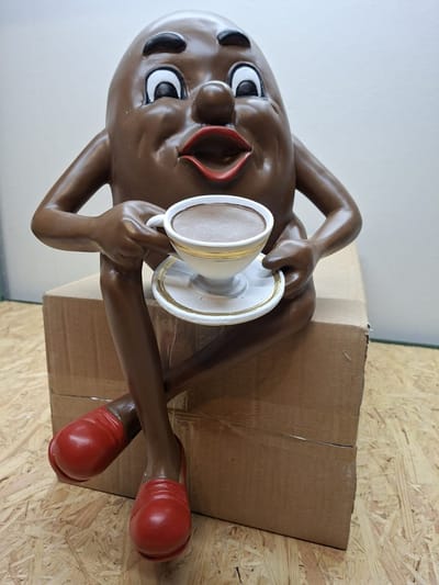 Koffieboon Beeld - Koffie - Kado - Cadeau - Decoratie - Woonaccessoires - Beeld - 50cm Hoog