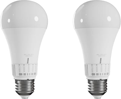 Spectrum LED Lamp A60 E27 - 13W - 230V - 1500 Lumen - 2700-6500K (instelbaar) - Ø65mm - Voor Plafondlamp, Tafellamp of Vloerlamp - 2 stuks