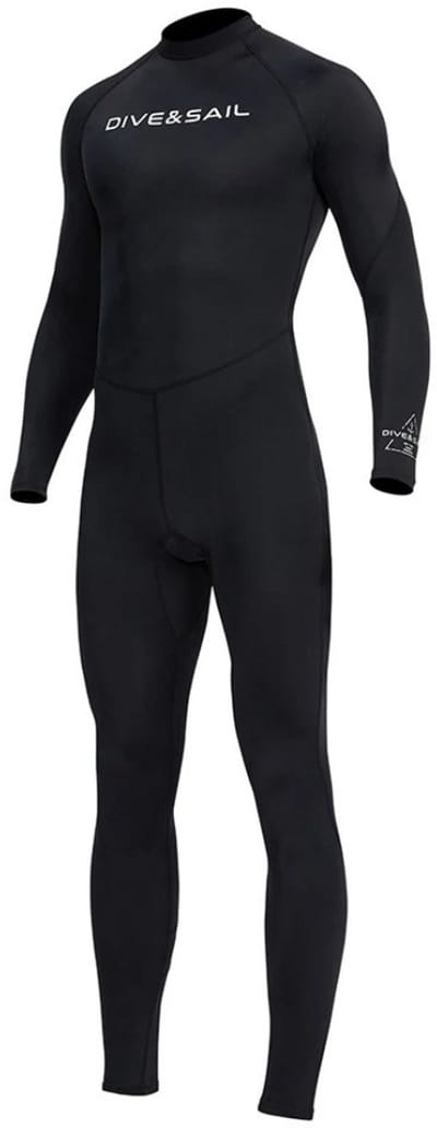 Livano Wetsuit Heren - Swimsuit - Shorty - Surfpak - Duikpak - Lange Mouw - Zwemsuit - Zwart - M