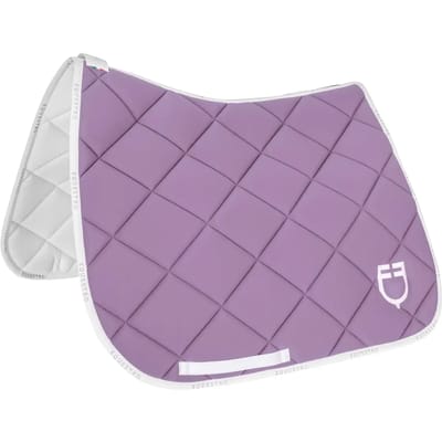 Dressuurtapijt voor paard van technische stof met logo Equestro