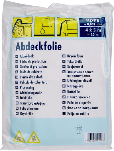HDPE Afdekzeil 20m2 - Sterk, Waterdicht Beschermzeil voor Diverse Toepassingen