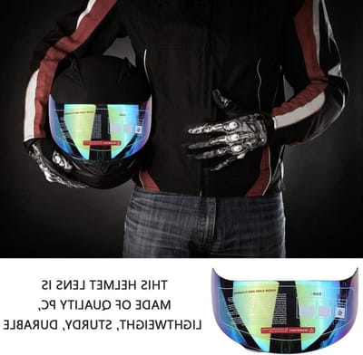 Motorfiets Helm Visor Lens Vervanging 11x4.92 inch voor AGV K5 K3SV, Beschermend en Duurzaam Glas