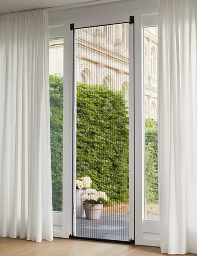 Plisséhordeur S900 - Breedte tot 96 cm - Hoogte van 221 tot 224 cm - Wit
