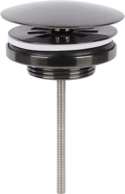 Differnz Afvoerplug Gun Metal â€“ Always open â€“ Ã˜ 72 mm â€“ met schroef