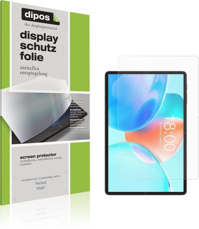 dipos – 2x Matte Beschermfolie geschikt voor Teclast P50T | Krasbestendige & antireflecterende Screenprotector Ultra-Thin