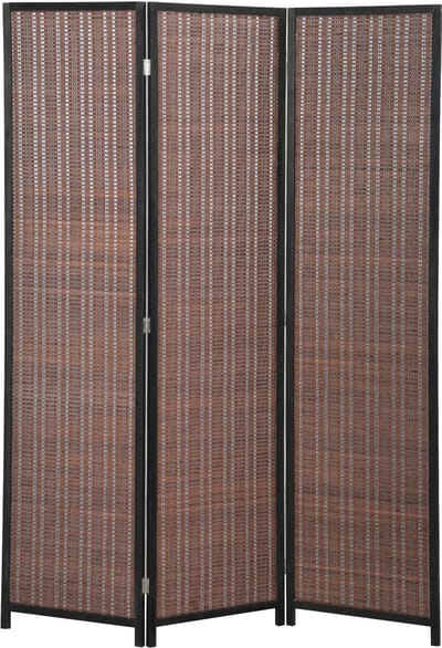 HOMCOM Kamerscherm - Bamboe - 135x1,7x180cm - Bruin