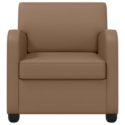 vidaXL - Fauteuil - Cappuccino - Kunstleer