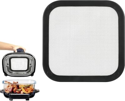 RVS Spatbescherming voor Airfryer - Magnetisch, Hittebestendig en Makkelijk Schoon te Maken - Ideaal voor Vetbescherming en Fijn Gaas Accessoires