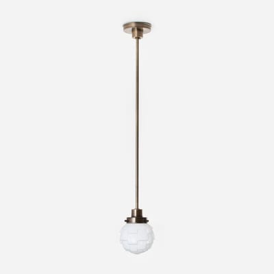 Hanglamp Bretagne 20's Brons - Art Deco Trade