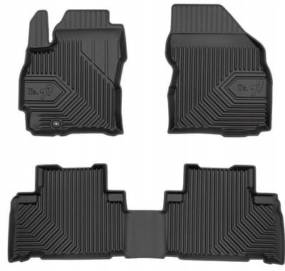 FROGUM 77 Automatten - Geschikt voor MAZDA 5 I (2005-2010) - TPE Rubber - Zwart