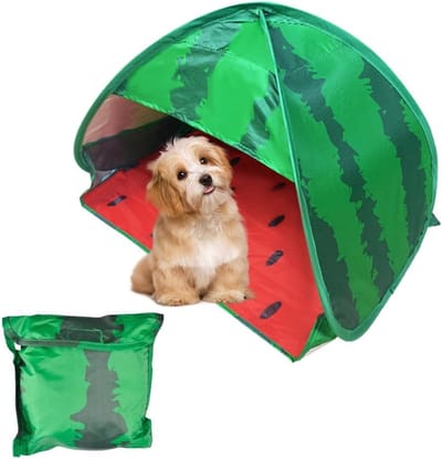 SnelShoppen - Mini Head Tent Pop Up Strandtent met Zonbescherming - Compacte Vouwbare Gazebo voor Buiten, Ideaal voor Strand, Picknick en Honden - Wat