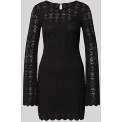Mini-jurk met trompetmouwen, model 'BRIDGETTE MINI'