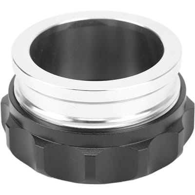 Dop voor Koelvloeistofreservoir 2in 58mm Buitendiameter Gepolijst Oppervlak Geanodiseerde Afwerking Universeel voor black