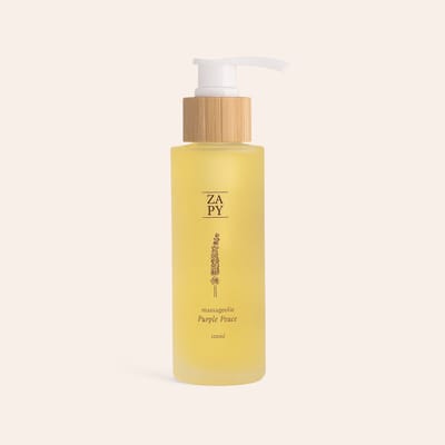 Zapy - Massageolie - 100% Natuurlijk - Purple Peace
