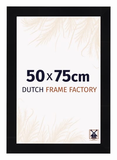 Fotolijst 50x75 cm - MDF - Zwart Hoogglans - Praag