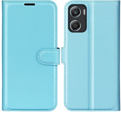 Coverup Hoesje - Geschikt voor Motorola Moto G06 / G06 Power Hoesje - Coverup Book Case - Lichtblauw