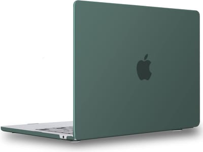 Hoes Geschikt voor MacBook Air 13,6 inch Cover - Hoesje geschikt voor MacBook Air 13,6 inch (2022-2024) Hardcase Transparant - M3 M2 A3113 A2681