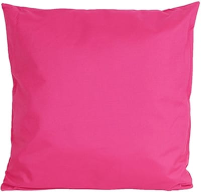 Anna's collection Buiten of tuin sier kussens - fuchsia roze - 60 x 60 cm - binnen/buiten - zitkussens tuinbank