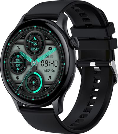 DrPhone DTX Ultra2 – 1.43 Inch AMOLED Smartwatch – Smartwatch Met Mobiele App – Always On Smartwatch – Volledige Belfunctie – Zuurstof/Hartslag/Bloeddruk meter - Zwart