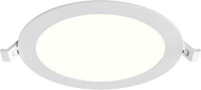LED Downlight Inbouwspot Dimbaar - Kingtron Thin - 12W 1120lm 120° Bundelhoek - Natuurlijk Wit 4000K - IP40 - Rond - Wit - Ø170mm Buitenmaat - Ø150mm Zaagmaat