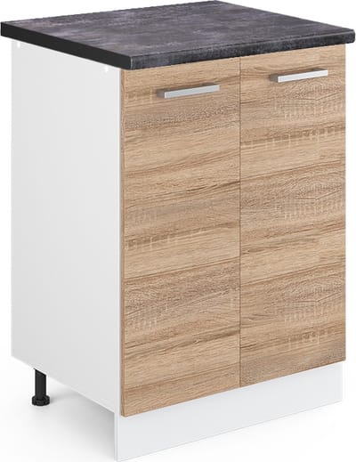 Vicco R-Line Keukenonderkast – 60 cm, WB Antraciet Sonoma