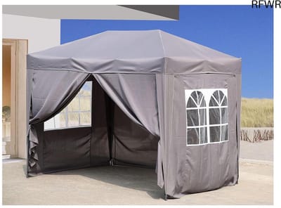 Pop-up Gazebo - Feesttent Paviljoen - Feestelijke Bijeenkomst - Inclusief Zijwanden - 2 x 3 Meter - Smoky Grijs