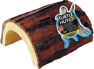 Zoo Med Turtle Hut – Schildpad Hut - Kunststof - Boomstronk - Giant - 27x29x14cm