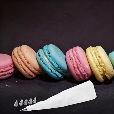Spuitzak en 6 roestvrijstalen spuitmondjes 33 cm Zenker Smart Pastry