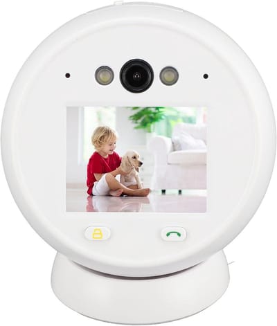 Beveiligingscamera Binnen - Wi-Fi Camera Dome Camera - Thuisbewaking - AI Detectie Tweeweg Audio - 28 Inch Scherm - Wit