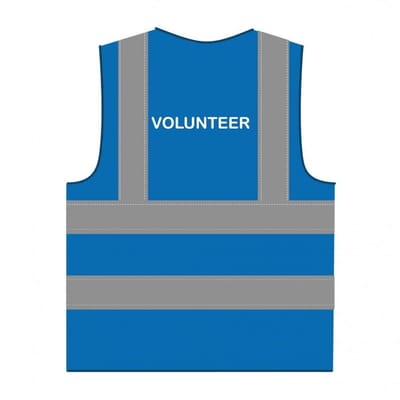 Volunteer hesje RWS koningsblauw