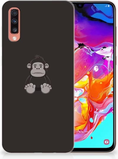 Samsung Galaxy A70 Telefoonhoesje met Naam Gorilla