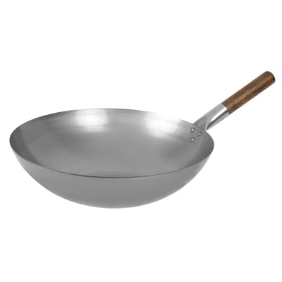London Wok Wok Met Ronde Bodem 38cm CT246 - Horeca & Professioneel