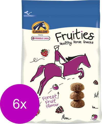 Cavalor Fruities Versnapering - Paardensnack - 6 x 750 g