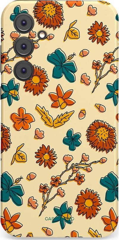 Casetastic Hoesje Geschikt voor Samsung A35 - Stijlvolle Beschermende Duo-layer Case - Boranisch veld