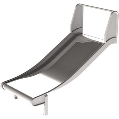 Intergard Glijbaan RVS voor speeltoestellen breed (platformhoogte 100cm)