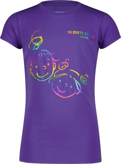4PRESIDENT T-shirt meisjes - Deep blue - Maat 92 - Meiden shirt