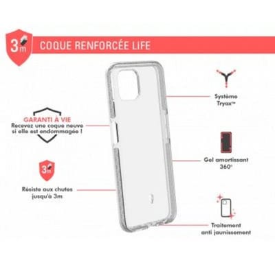 Force Case, Hoesje geschikt voor Oppo Reno 4Z - LIFE Versterkt, Transparant