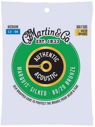 Martin MA150S Silked Snaren voor Akoestische Gitaar (13-56) Bronze, Medium