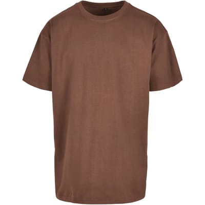 Build Your Brand - Heavy Oversized T-Shirt - Bark maat XS