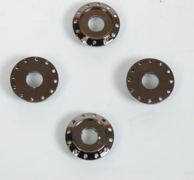 Rondelle spacer aluminium DRC T02 anodisé anthracite pour moto cross enduro racing