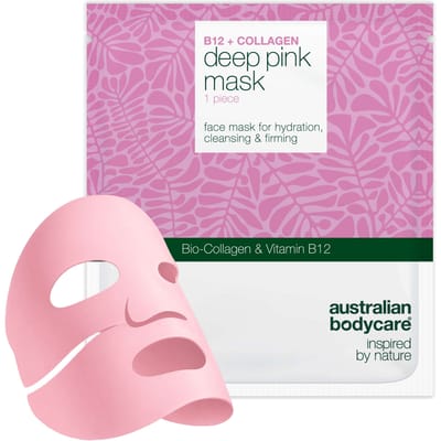 Australian Bodycare Gezichtsmaskers B12 + Collagen Deep Pink Mask Maskers tegen veroudering Dames