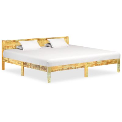 vidaXL - Bedframe - massief - gerecycled - hout - 200x200 - cm