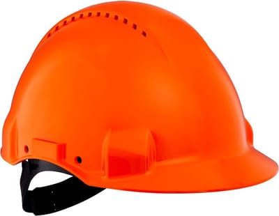 3M/Peltor G3000CUV-OR Veiligheidshelm Oranje Met Ventilatie, Uvicator & Pinlock