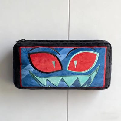 En Stock Hazbin El Vox Peluche Sac Trousse à Crayons Porte-Monnaie Mignon Périphériques Anime Jouet Cadeau d'Anniversaire Noël (as the picture,in stock)