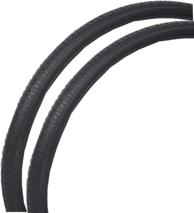 Rolstoelband Massief - Luchtloze Band - Buiten Gebruik - Slijtvast Polyurethaan - 24 Inch - Zwart