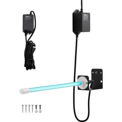 VEVOR HVAC-luchtreiniger, 18W 254nm UV-UVC-lichtspoelreiniger met magneet in kanaal voor AC-kanalen (airconditioners), luchtwasser met 1 reservelamp, HVAC UV-lampen, luchtreiniger voor airconditioners